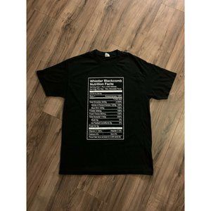 Whistler Blackcomb Nutrition Facts Graphic T Shirt